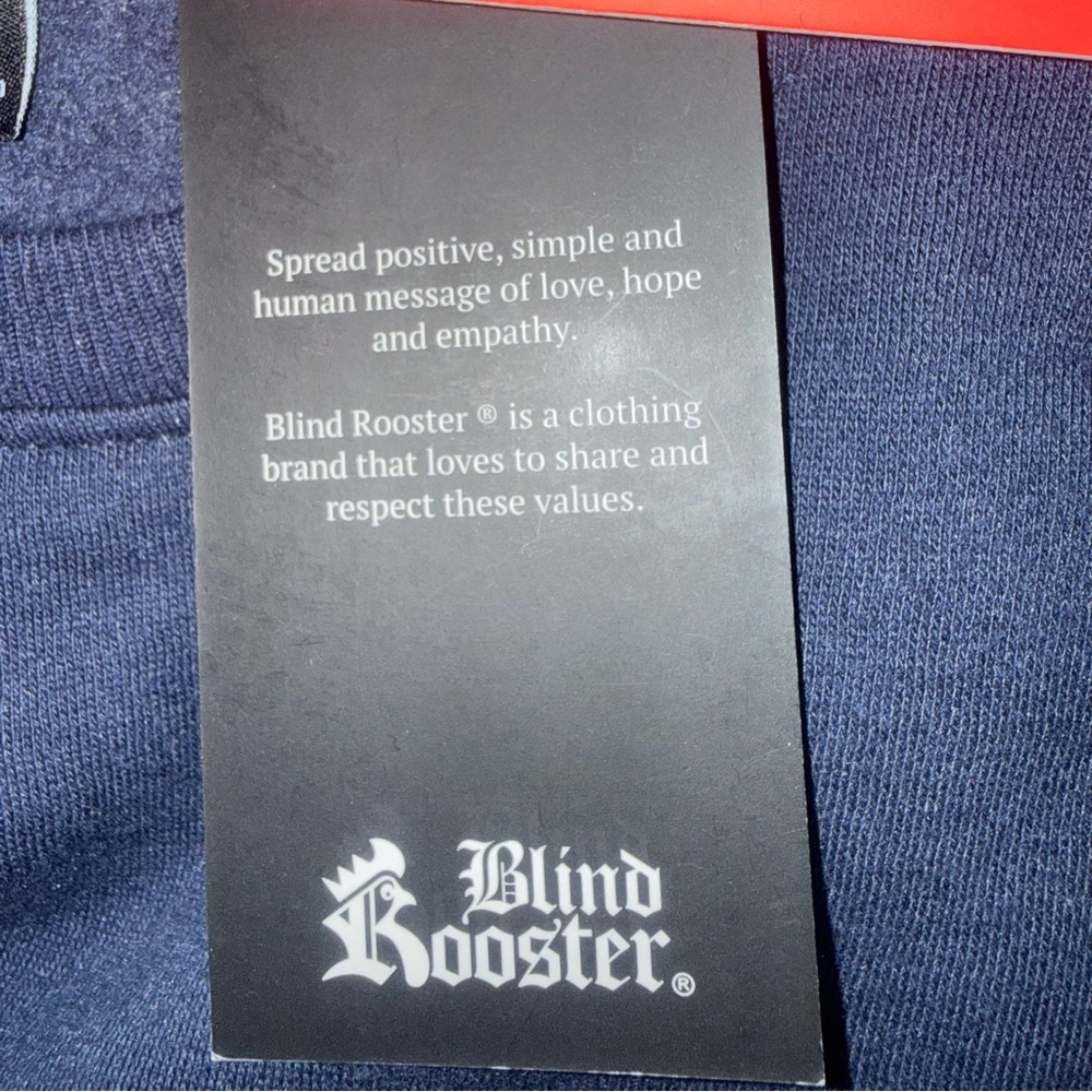 Blind Rooster NYC Campus League Dragon Graphic Sweatshirt Size Large Navy NWT - Picture 11 of 12